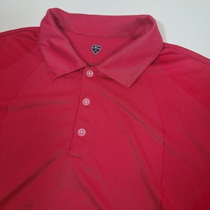Nike Golf Polo XL Mesh Breathe Red‎ Mens Polo